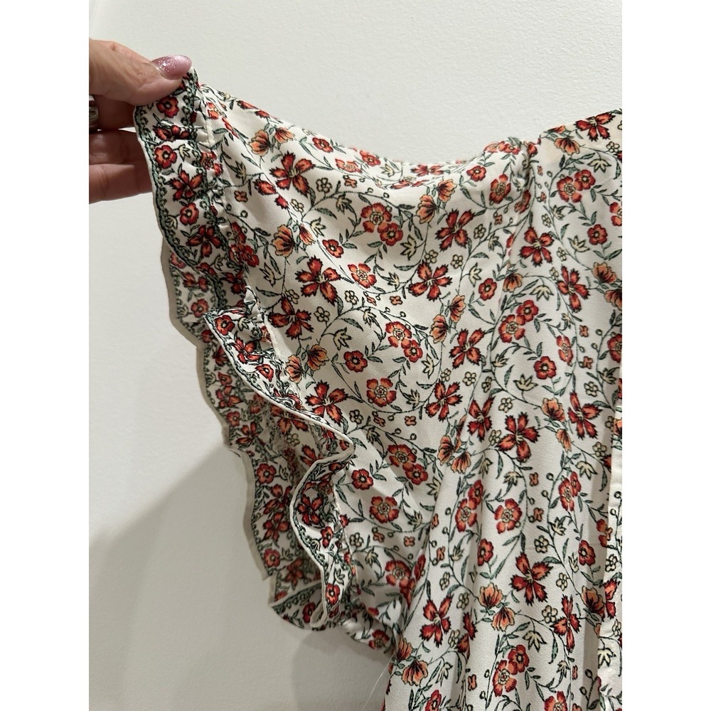 Max Extudio Floral Flutter Sleeve Tiered Maxi Dress Size 2X - Picture 5 of 7